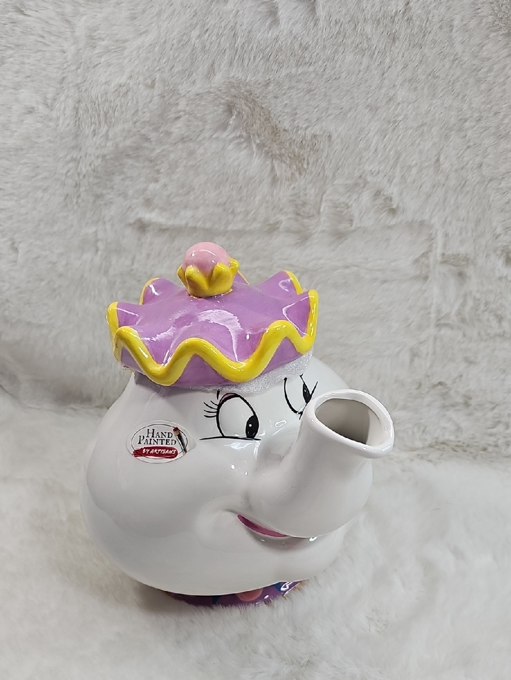 Disney Mrs Potts Tea Pot  9" X 11"